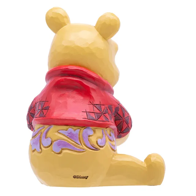 【Enesco】精品雕塑 Disney 迪士尼 維尼抱著蜂蜜罐居家擺飾