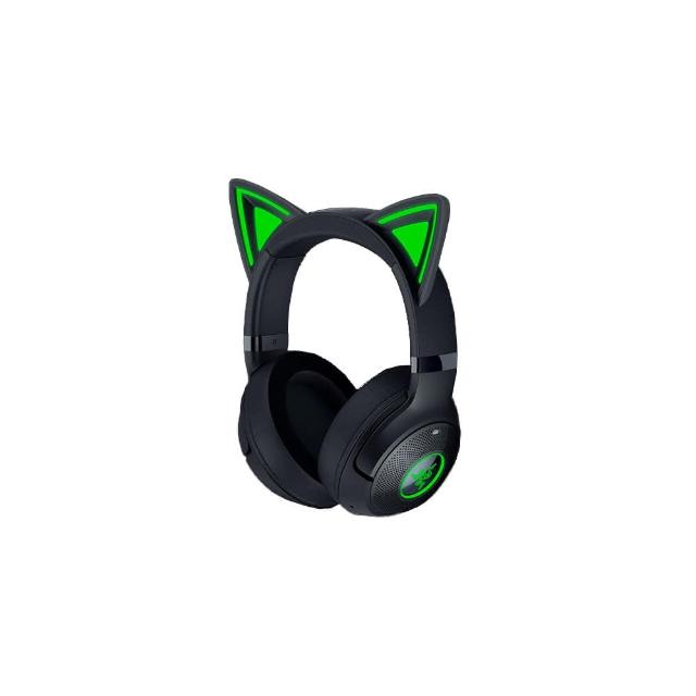 【Razer 雷蛇】北海巨妖 Kraken Kitty V2 BT 無線藍芽RGB遊戲耳麥-黑色