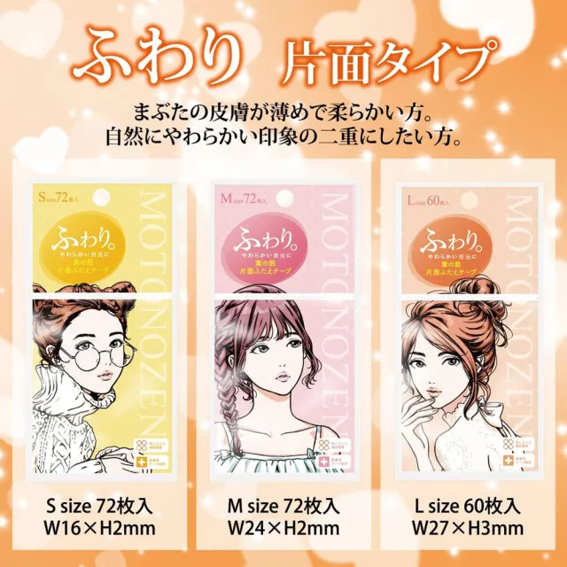 【台隆手創館】日本製素之然雙眼皮貼-單面/雙面(MOTONOZEN)