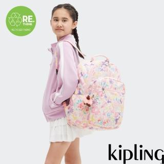 【KIPLING官方旗艦館】『首爾包』水彩印花機能手提後揹包-SEOUL LAP