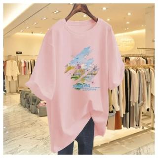 【AKARA】美麗色彩舒適版型T恤上衣 M-2XL 現+預(中大尺碼 2XL有做 上衣)