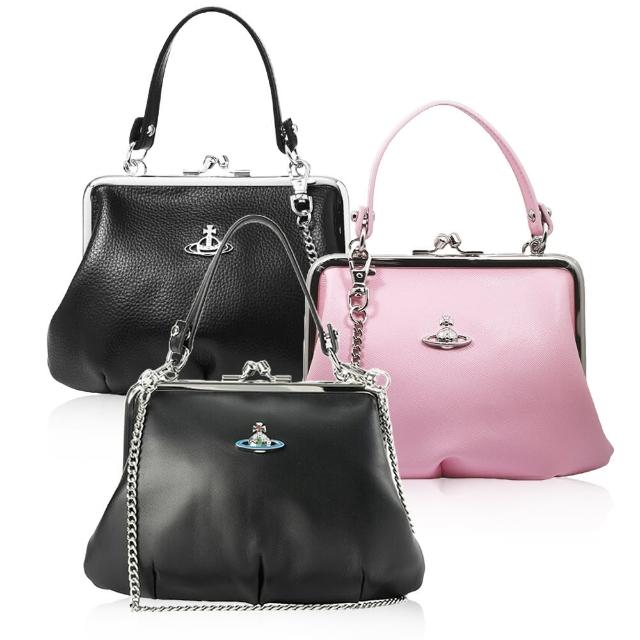 【Vivienne Westwood】母親節 送禮 經典LOGO皮革手提/斜背包 鍊條包 晚宴包(多款可選)