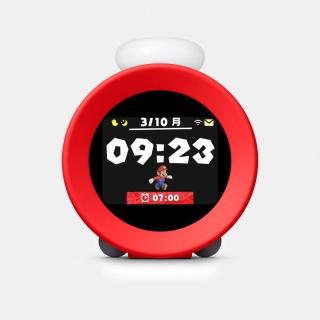 【Nintendo 任天堂】任天堂 音響鬧鐘 Alarmo 阿勒莫 遊戲主題 進口日版(+瑪利歐隨身包)