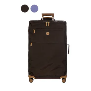 【BRIC S】義大利時尚 28吋 X-Travel 拉鍊拉桿軟箱 布箱(咖啡/紫丁香)