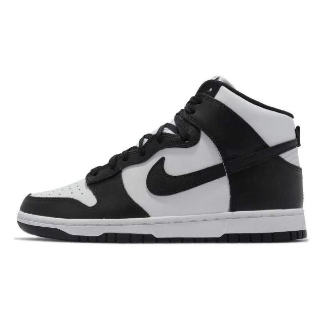 【NIKE 耐吉】Nike Dunk HI Retro 男鞋 經典款 高筒 皮革 黑白 DD1399-105(正品現貨)
