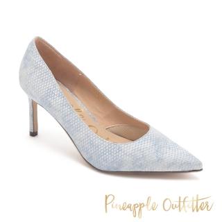 【Pineapple Outfitter】氣質優雅真皮高跟鞋 GIOLLA(藍色)