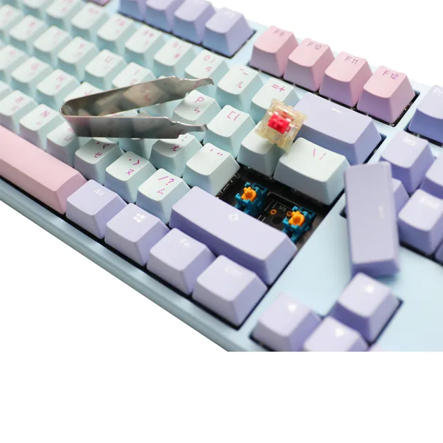 【Ducky】Origin 100%機械式鍵盤 馬卡龍 中文(茶軸/青軸/紅軸/銀軸)