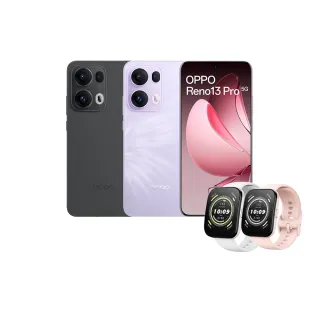 【OPPO】Reno13 Pro 5G 6.8吋(12G/512G)+【Amazfit 華米】Bip 5 46mm大螢幕通話健康智慧手錶