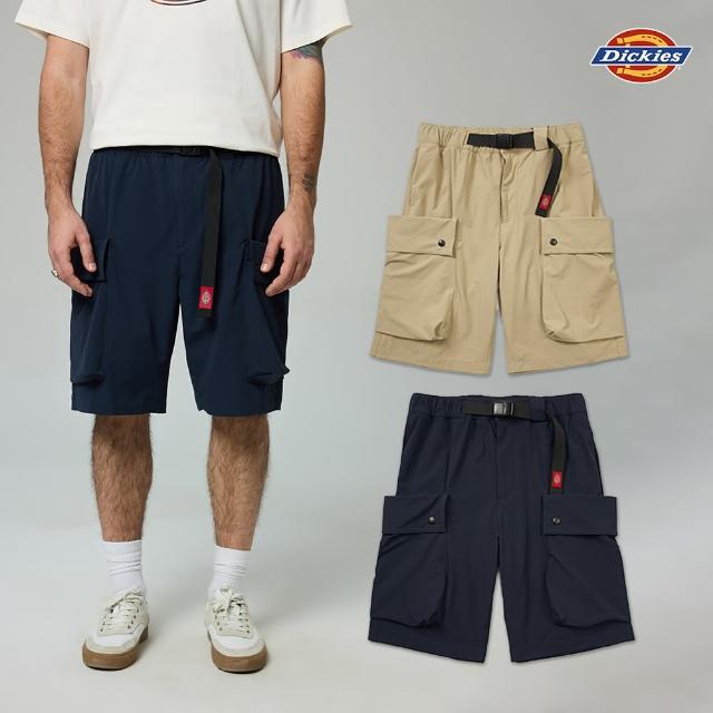 【Dickies】男款大口袋腰帶工裝短褲(多款任選)