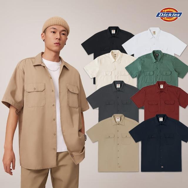 【Dickies】男款1574雙口袋短袖工裝襯衫(多款任選)