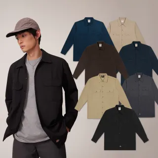 【Dickies】男款574雙口袋經典長袖工裝襯衫(多款任選)