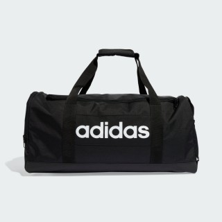 【adidas 愛迪達】運動包 旅行袋 斜揹包 男包 女包 LINEAR DUFFEL M(JD9555)