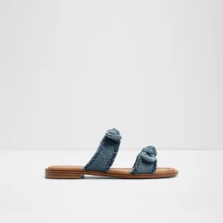 【ALDO】CREEKSIDE-舒適輕鬆蝴蝶結設計涼拖鞋-女鞋(藍色)