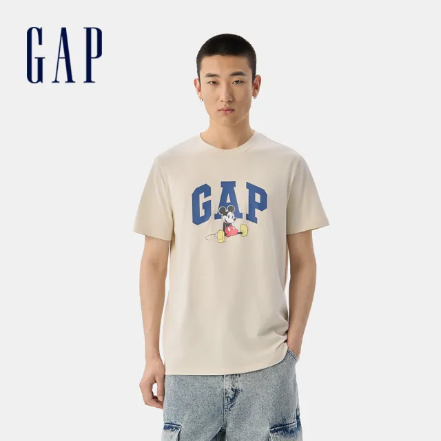 【GAP】男女裝 Logo純棉小熊印花刺繡圓領短袖T恤POLO衫-多款任選(607465&715775&708395&586306)