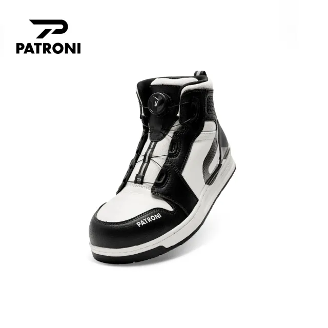 【PATRONI】極潮靴 SF2328BLK 鞋面防水絕緣快旋鈕安全鞋(工作鞋)