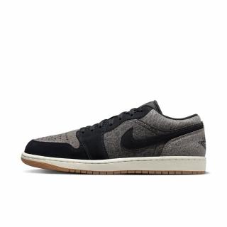 【NIKE 耐吉】AIR JORDAN 1 LOW SE 男鞋 休閒鞋 運動鞋 AJ1 牛仔丹寧 黑灰(HJ4360001)