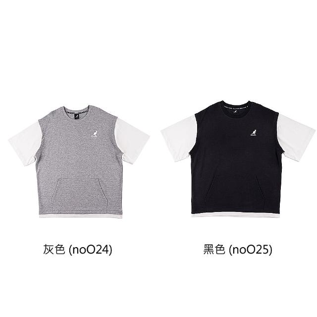 【KANGOL】KANGOL 背心T恤假兩件設計 短袖上衣 63251005