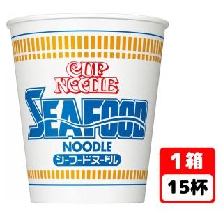 【NISSIN 日清】CUP NOODLE經典海鮮風味泡麵杯麵 15杯入 日本直送原裝進口 美食零食點心下午茶(75g X15杯)