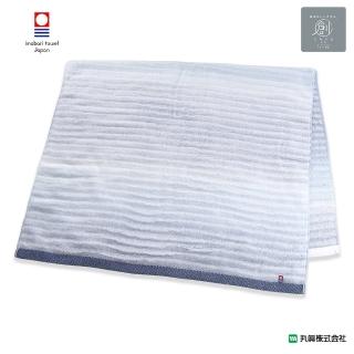 【Marushin 丸真】日本製今治『創』無撚系浴巾 Star Plus Blue(日本毛巾/今治毛巾/無撚系/吸水/快乾)