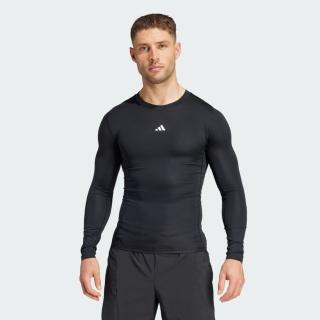 【adidas 愛迪達】Tf Ls Tee 男 長袖上衣 休閒長袖 黑 亞版(JE6702)