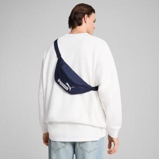 【PUMA】腰包 斜揹包 運動小包 PHASE 藍 09116502