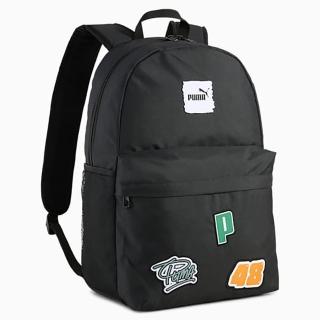【PUMA】後揹包 書包 運動包 大容量 雙層 PHASE PATCH 黑 09116101