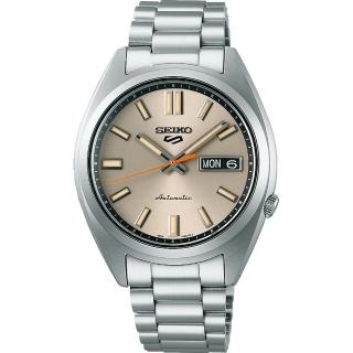 【SEIKO 精工】古設計 運動機械腕錶/金面37.4mm(SRPK91K1/4R36-15M0N)