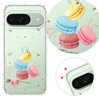 【YOURS】Google 全系列 彩鑽防摔手機殼-馬卡龍(Pixel10ProXL/Pixel9a/9ProXL/8Pro/8a/7Pro/7a/6Pro)