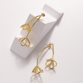 【MoonDy】飾品 耳環 耳飾 女生耳環 法式耳環 純銀耳環 大耳環 復古 耳環夾式 耳釘 s925純銀針