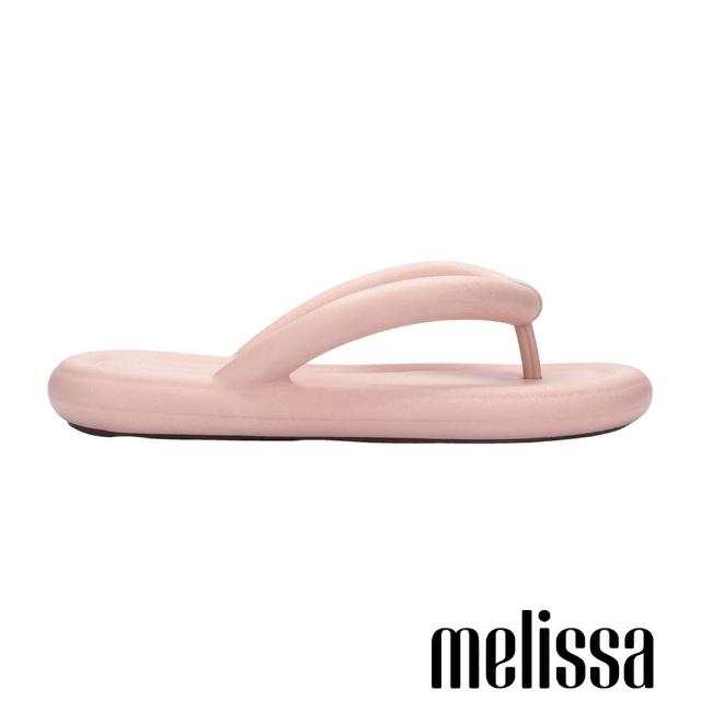 【Melissa】平底胖胖人字拖鞋(粉色)