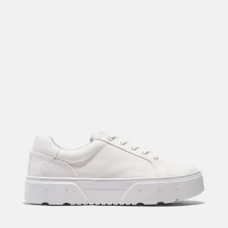 【Timberland 官方旗艦】女款白色低筒休閒鞋(A5ZHGET7)