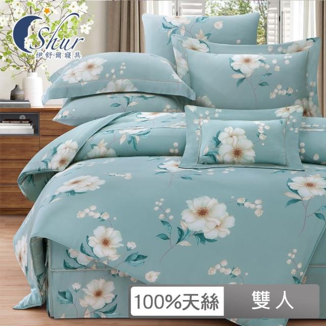 【ISHUR 伊舒爾】100支100%天絲四件式兩用被床包組(雙人/奧地利天絲/TENCEL 多款任選)