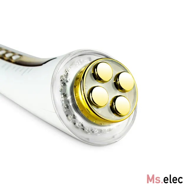 【Ms.elec 米嬉樂】『24K金升級版』逆齡緊緻煥膚儀 SV-002(緊實塑顏/抗老撫紋/動態舒緩波/導入儀)