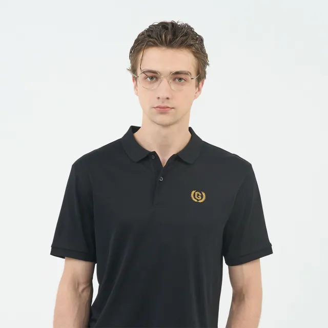 【GIORDANO 佐丹奴】男裝短袖POLO衫 Liquid Touch系列(09 標誌黑)