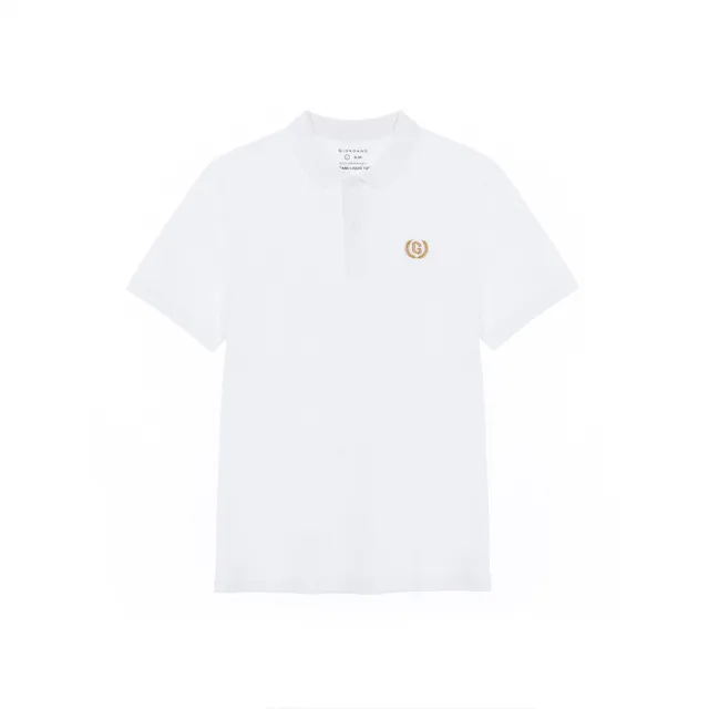 【GIORDANO 佐丹奴】男裝短袖POLO衫 Liquid Touch系列(01 標誌白)
