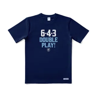 【富邦悍將】6-4-3雙殺短TEE(藏青_S-3XL)