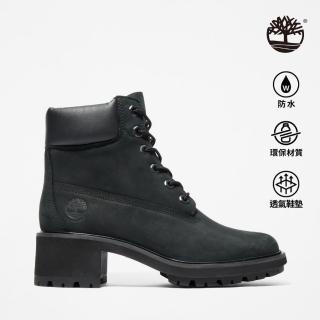 【Timberland 官方旗艦】女款黑色高跟防水6吋靴(A25C4001)