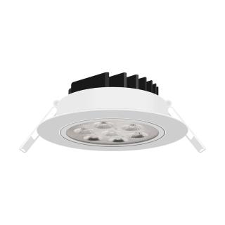 【金亮LED】3入 全光譜款 7W 開孔9.5cm 投射崁燈(白光 自然光 黃光)