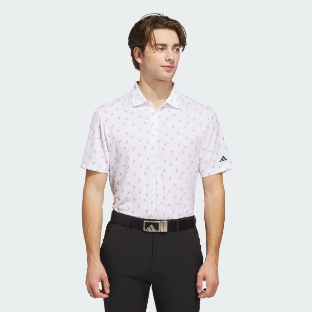 【adidas 愛迪達】短袖POLO衫(JN8275 男款運動上衣 高爾夫POLO衫 白色系)