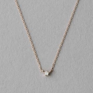【ete】閃耀星星層疊爪鑲鑽石項鍊-0.01ct(粉霧金色 鉑金色 金色)
