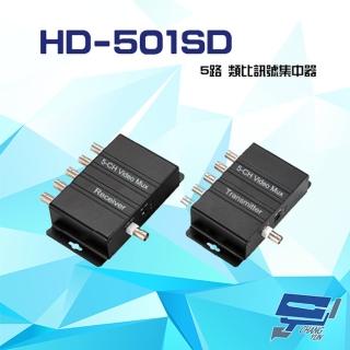【CHANG YUN 昌運】HD-501SD 5路 類比訊號集中器 最遠可達500M 支援 NTSC PAL