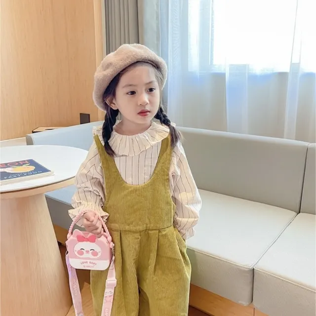 【安朵童舖】現貨兒童手提斜背包 女童硅膠小軟包 男童恐龍小背包 斜背包手提包公主包包蝴蝶結斜背包(036A)