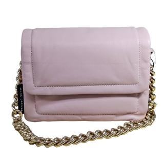 【MARC JACOBS 馬克賈伯】MJ磁吸翻蓋肩背斜背二用包粉色(mj雲朵枕頭包 母親節送禮)
