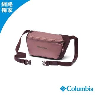 【Columbia 哥倫比亞】中性-可摺收輕量腰包-暗粉紅(UUU72080DU/JS)
