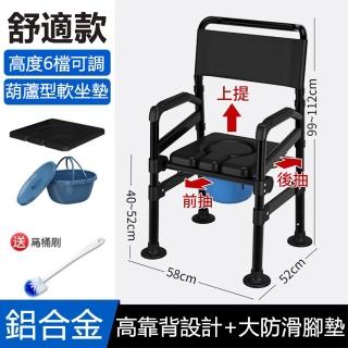 【YouPin】老人坐便椅可摺疊孕婦防滑坐便器大便椅子移動馬桶凳(折疊椅/坐便器/馬桶凳)