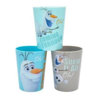 【Disney 迪士尼】雪寶杯子3入組 水杯 牛奶杯 兒童水杯(韓國製 正版授權 耐高溫)