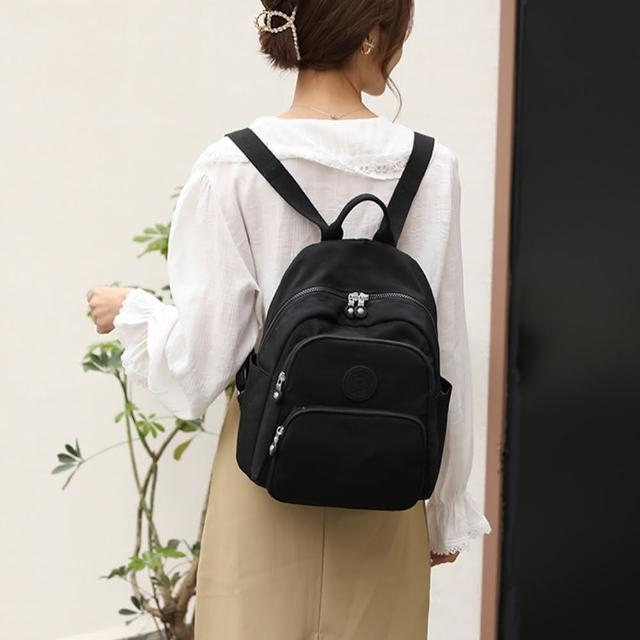 【MoonDy】母親節禮物 後背包  女後背包 防水後背包 輕量後背包 防潑水女後背包 尼龍後背包 韓國後背包 日