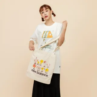 【NEW BALANCE】NB 插畫帆布托特包/手提袋_LAB51503DTR_中性_杏色