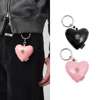 【MARITHE FRANCOIS GIRBAUD】官方旗艦 圓形LOGO絎縫愛心鑰匙圈 MFG(多款任選)