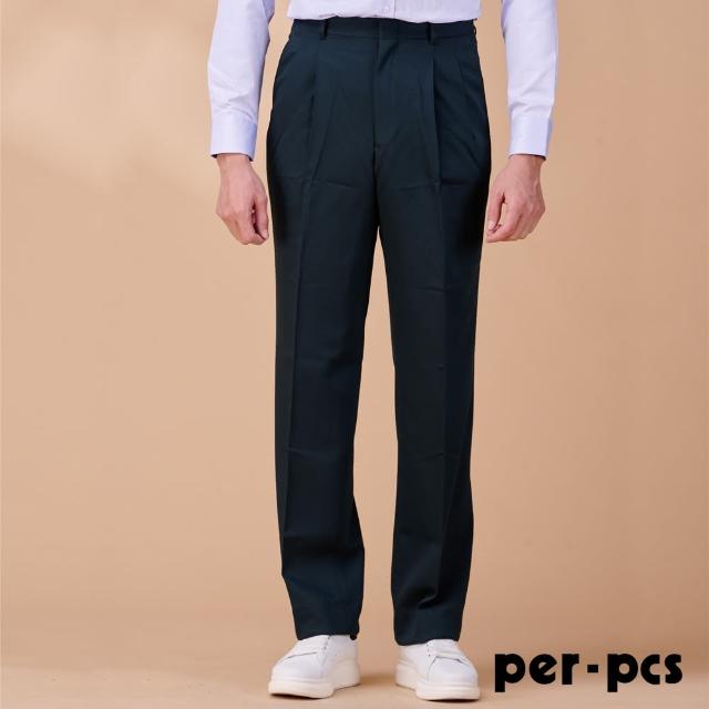 【per-pcs 派彼仕】商務紳士打摺西褲_綠(896239)